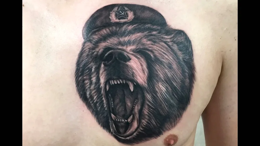 bear tattoo bear