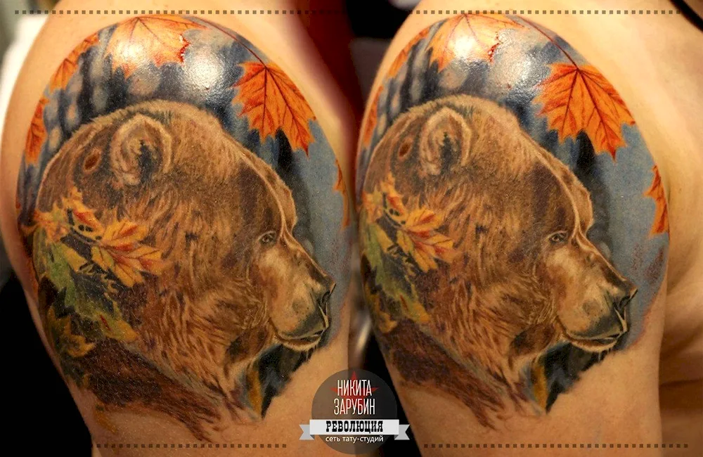 bear tattoo bear