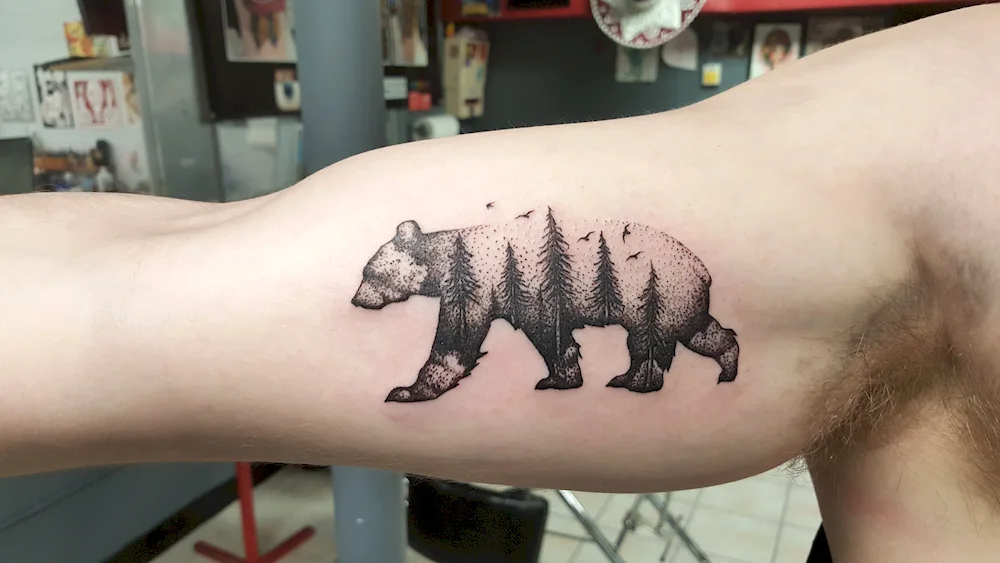 bear tattoo