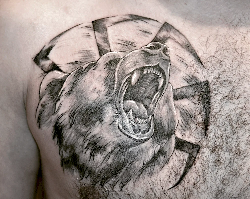 bear tattoo