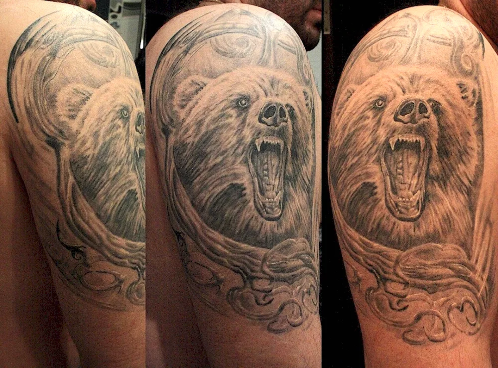 Bear tattoo