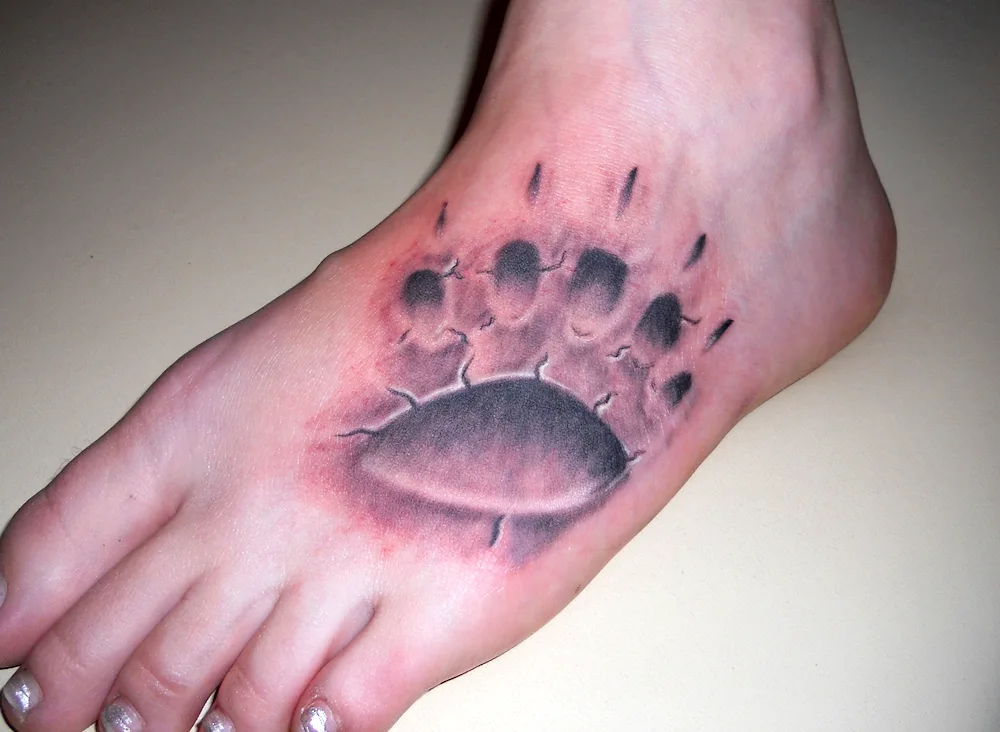 Bear Paw tattoo