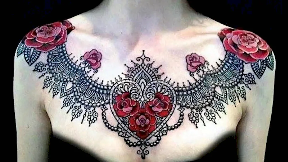 Tattoo on breasts