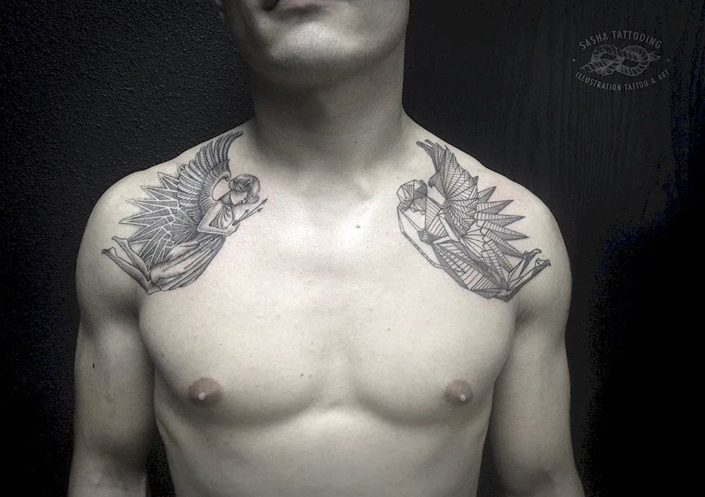 Angel tattoo