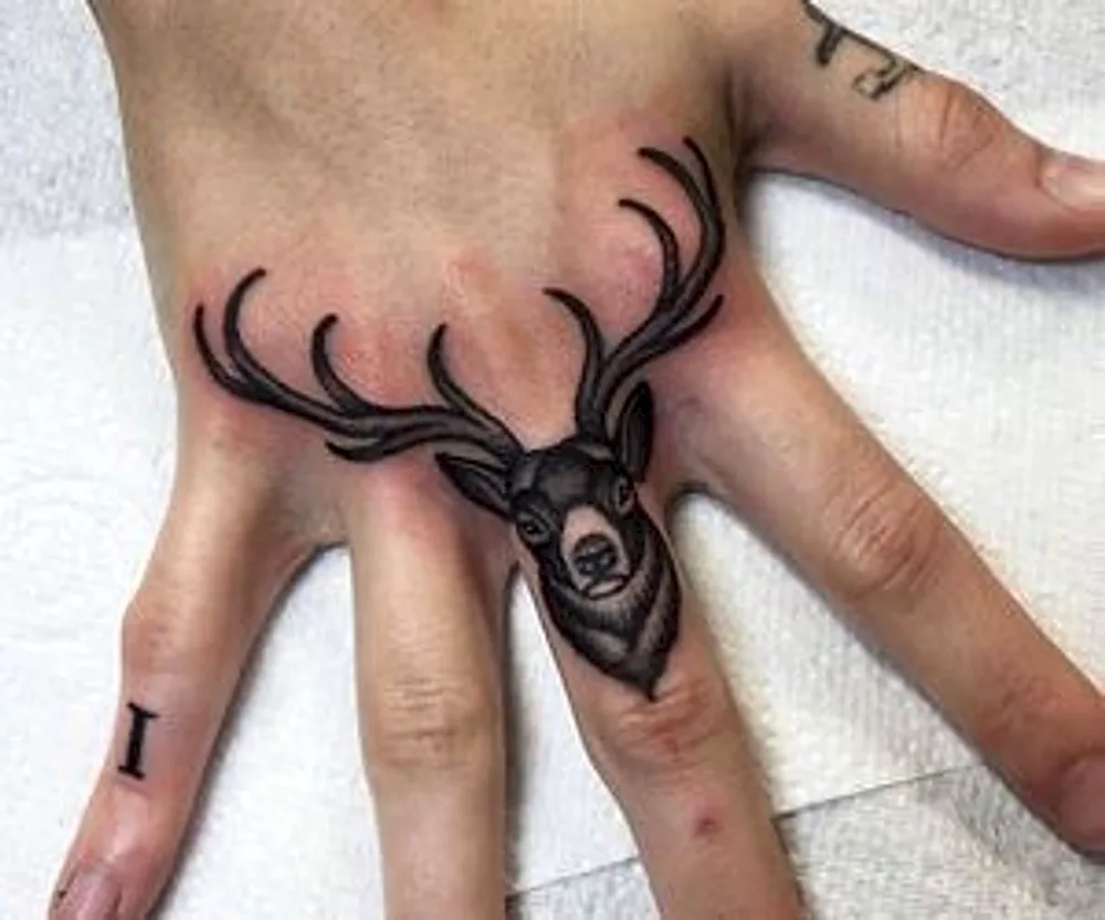 Tattoos on hands