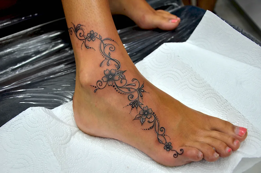 Foot tattoos