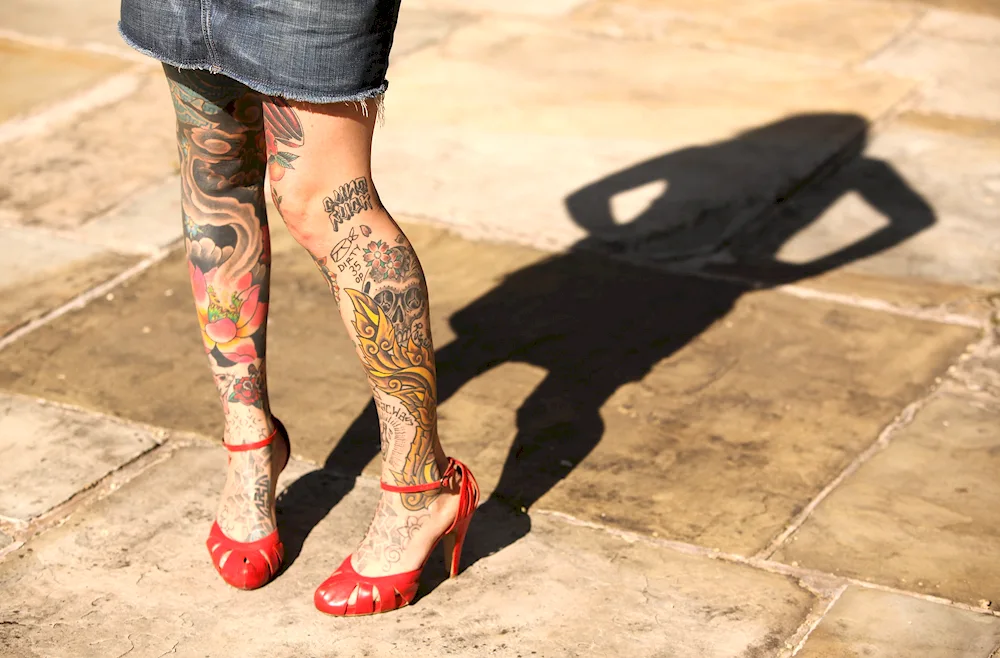 Foot tattoos