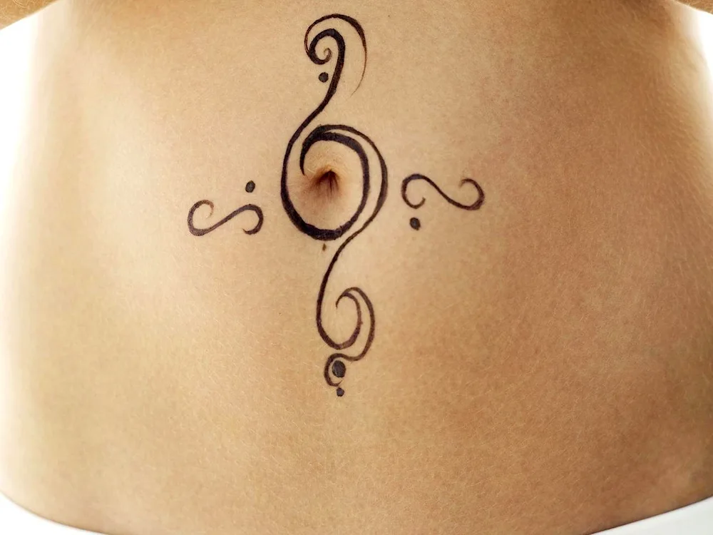 Belly tattoo