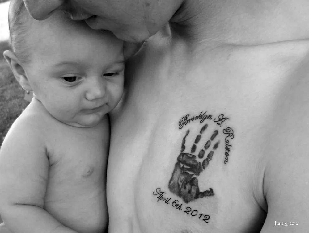 Tattoo for the birth of a child