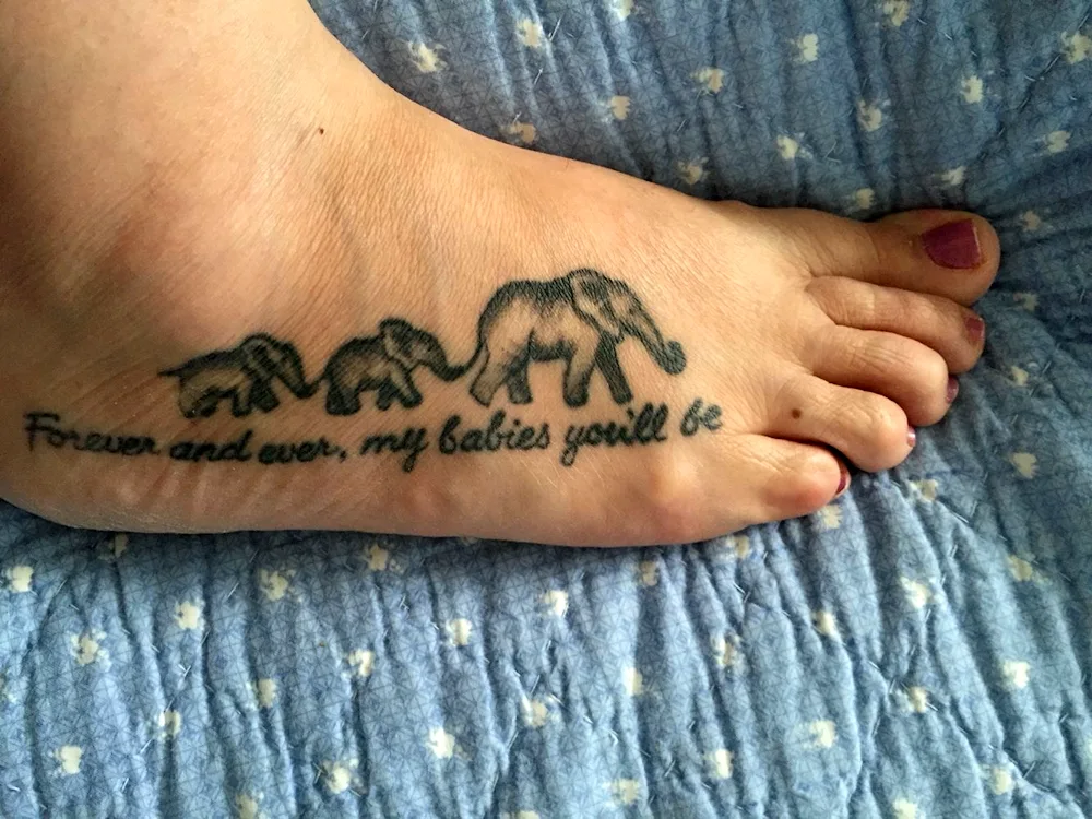 Birthdate tattoos for kids