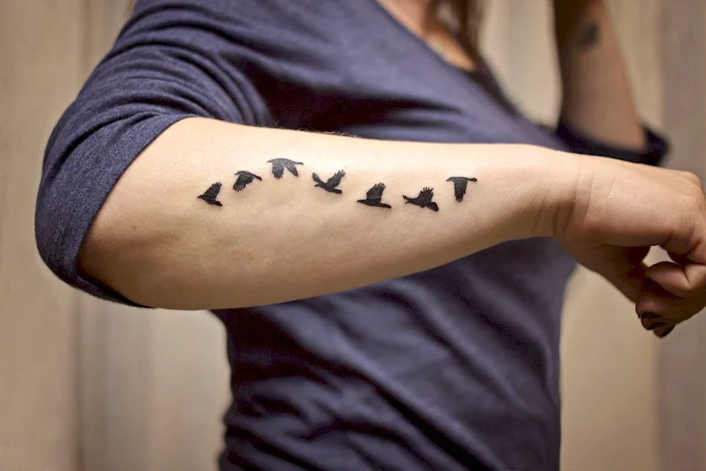 Bird tattoos for girls