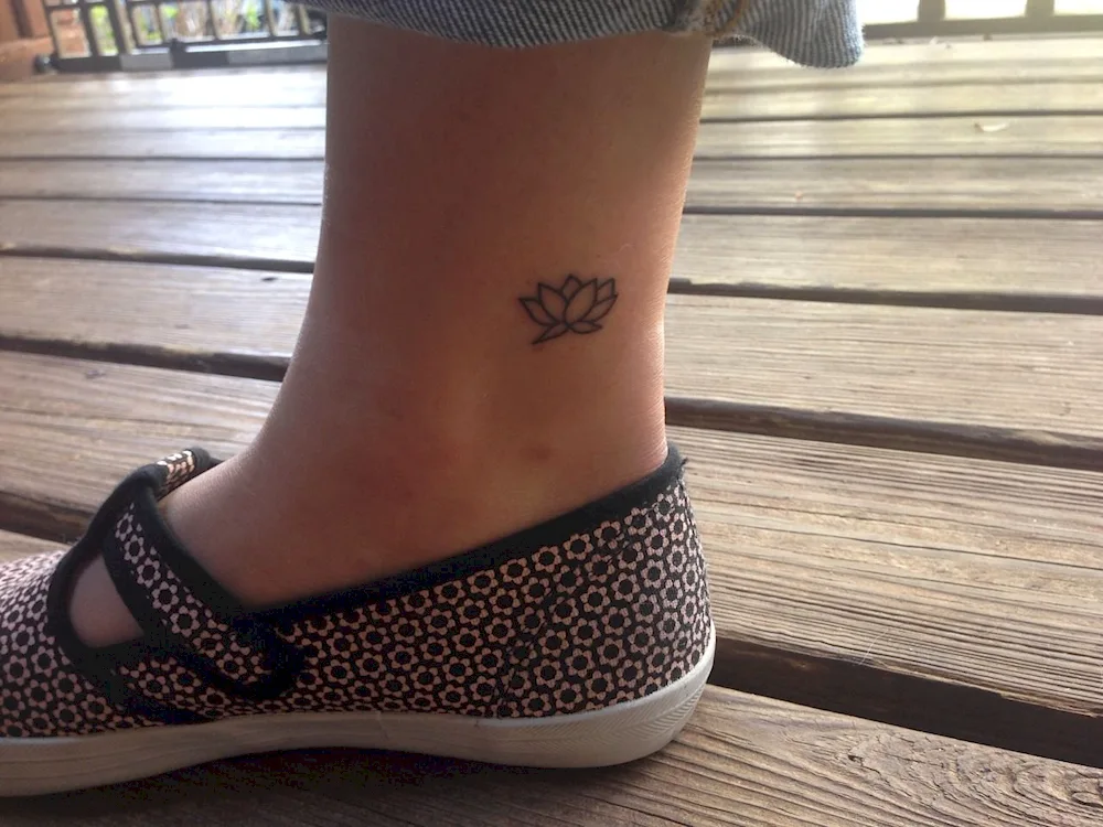 Tattoo on the ankle