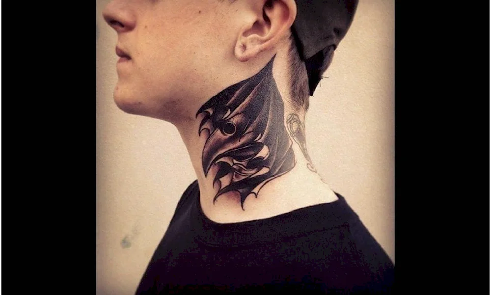 Neck tattoos