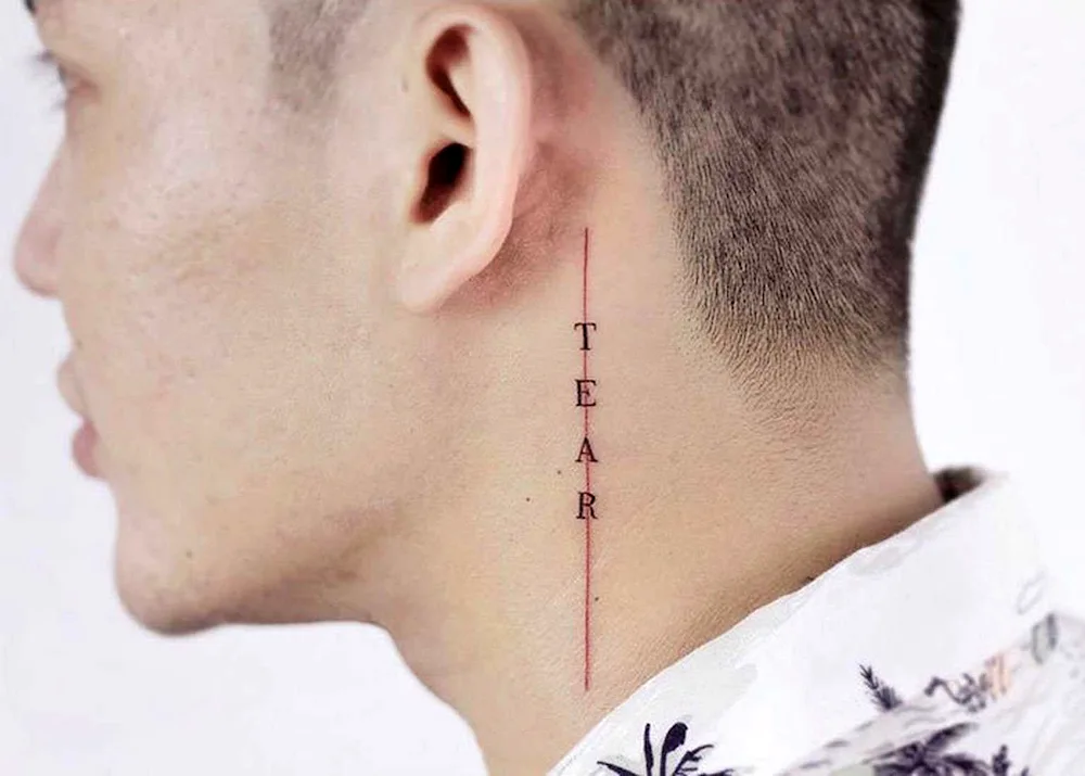 Neck tattoos