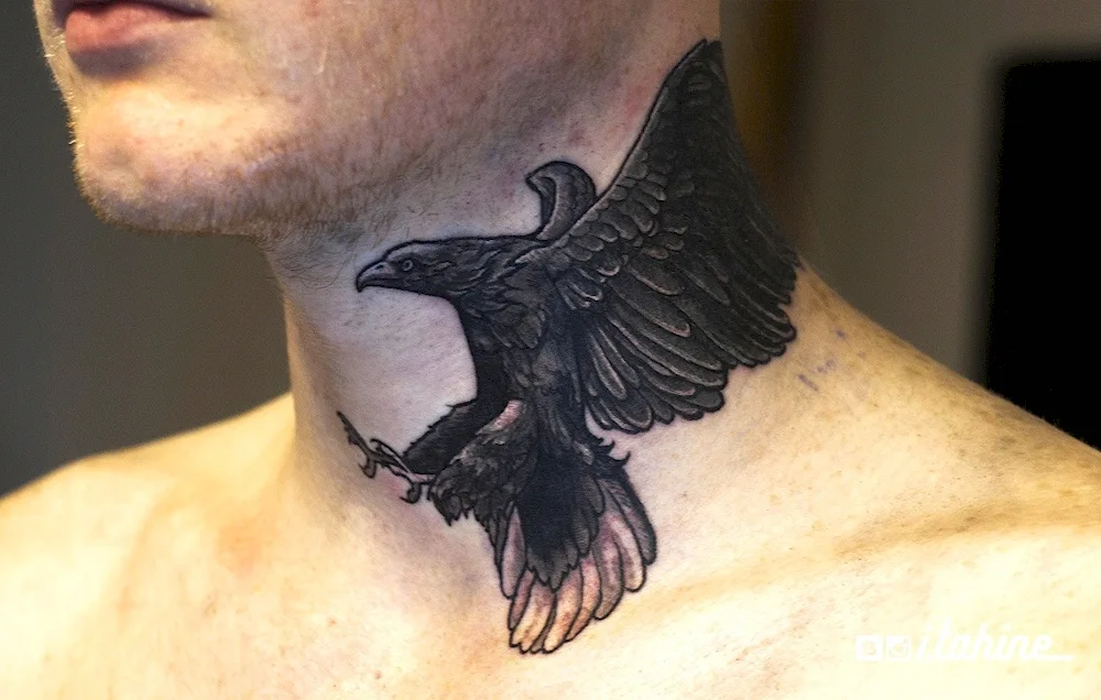 Wings on the neck