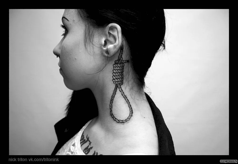 Neck tattoos for girls