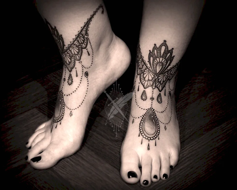 Ankle tattoos