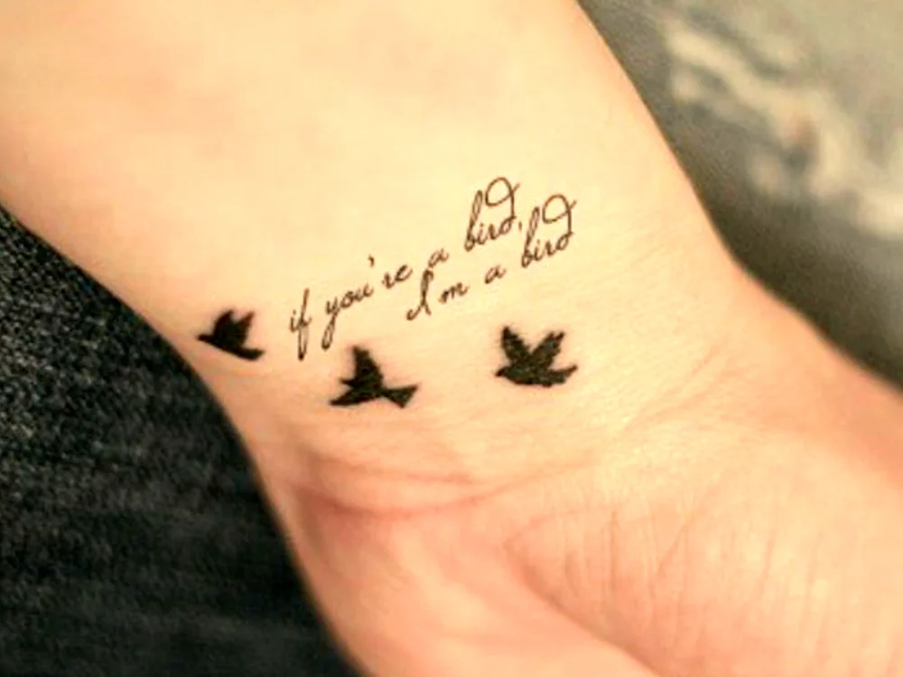 Bird tattoo