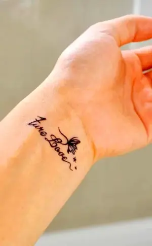 Wrist tattoo for girls