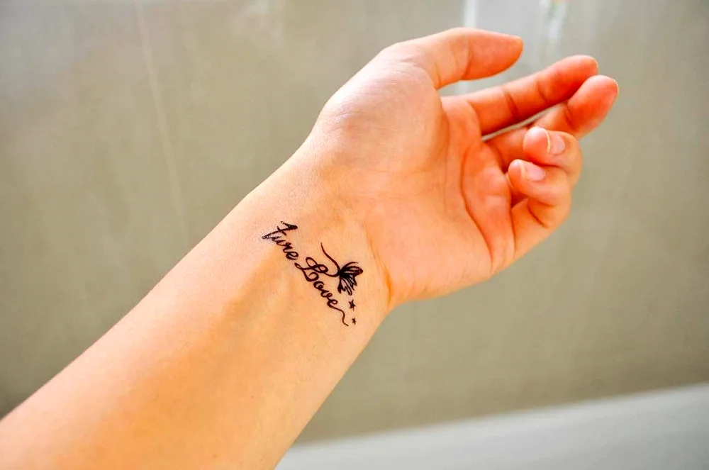 Wrist tattoo for girls