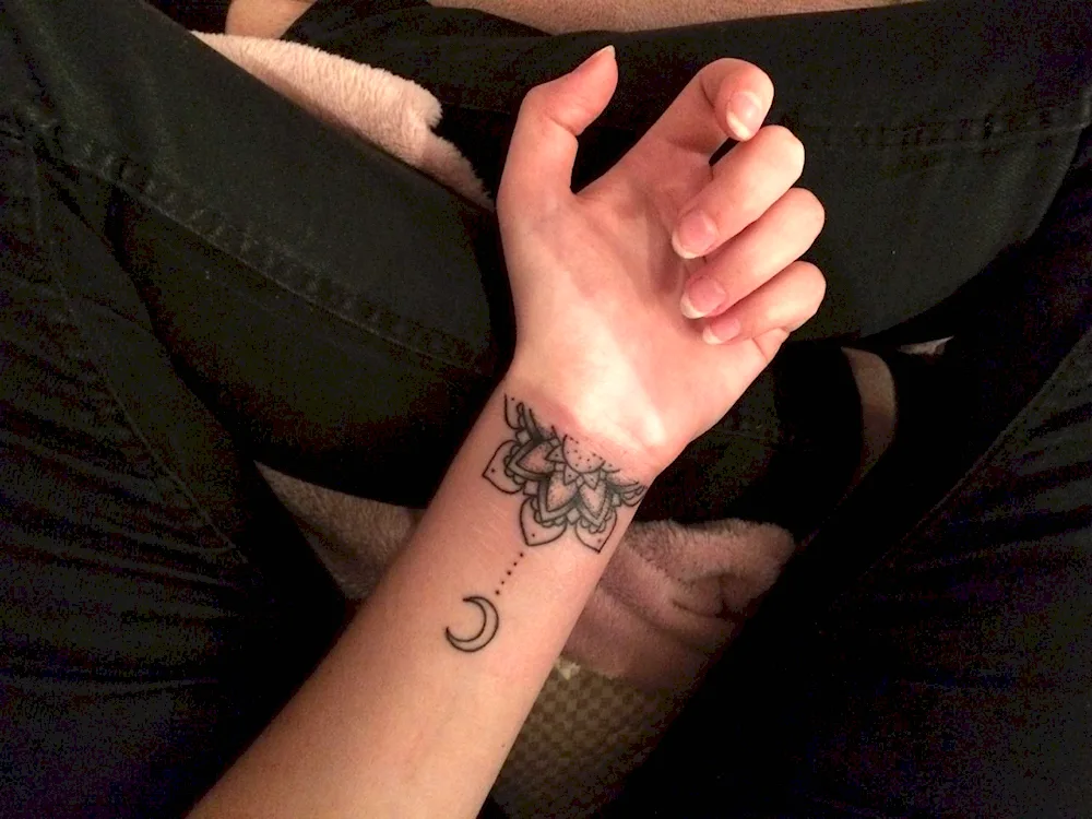 Wrist tattoo for girls