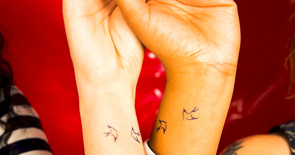 Wrist tattoo for girls