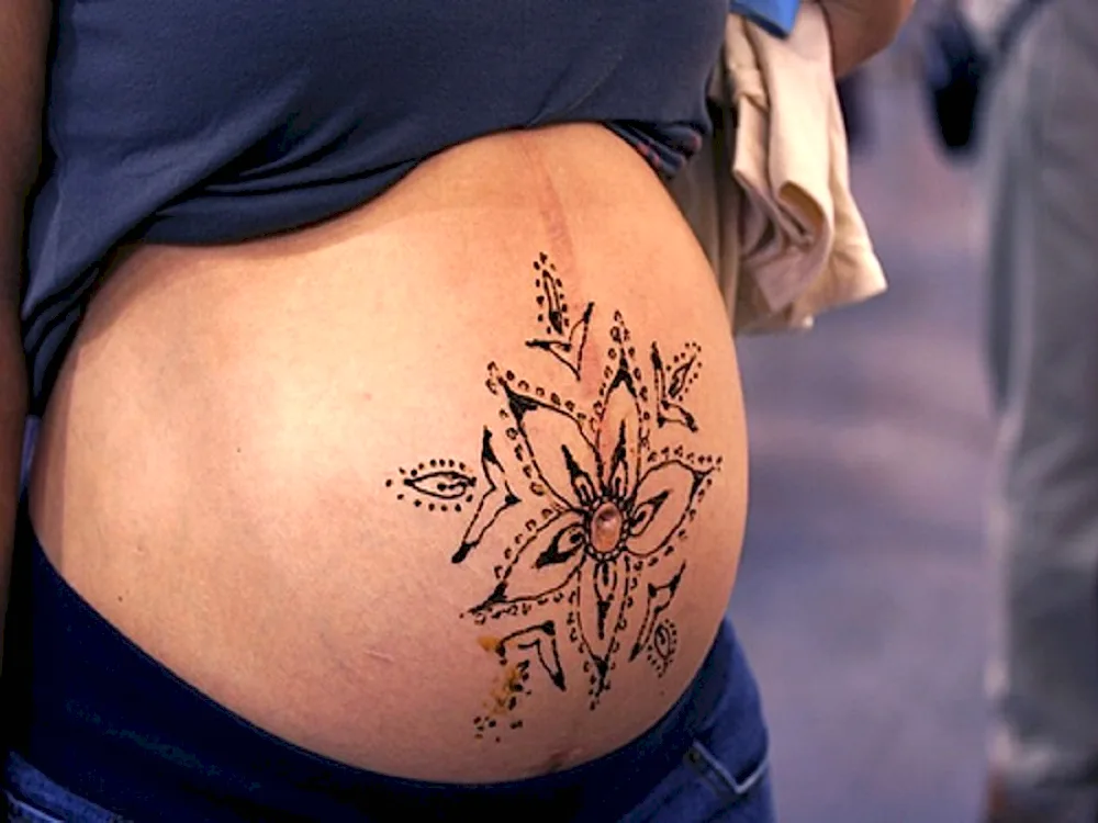 Belly tattoo