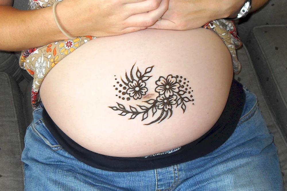 Belly tattoo