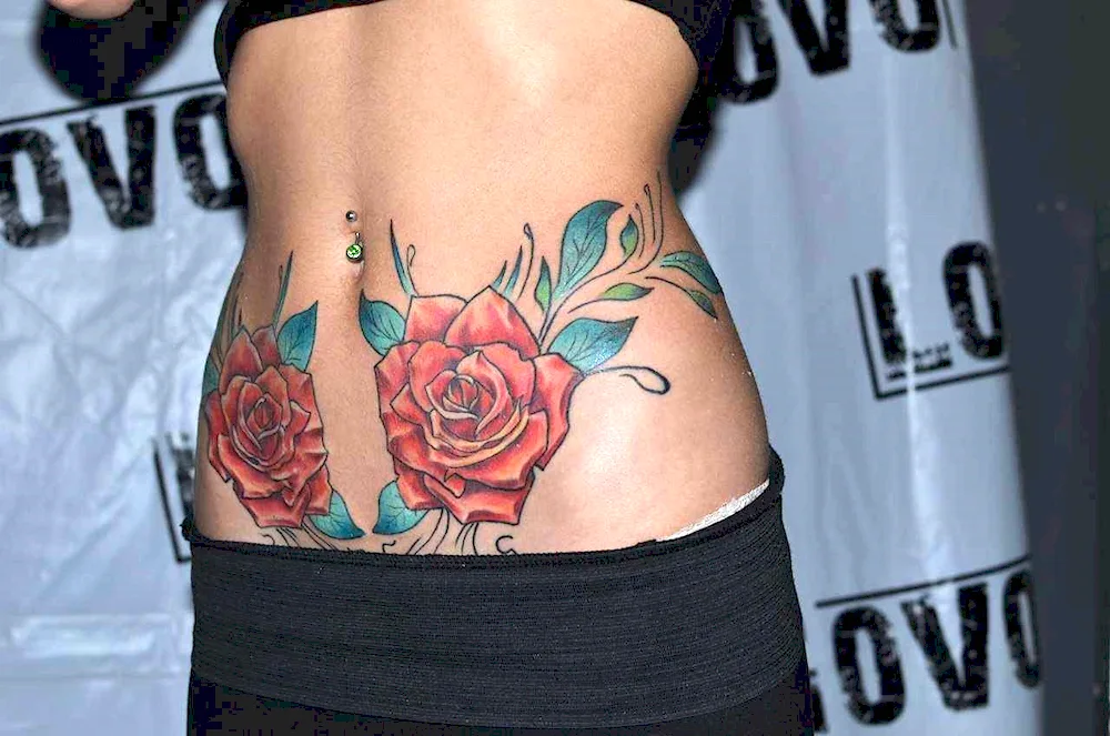 Belly tattoos for girls