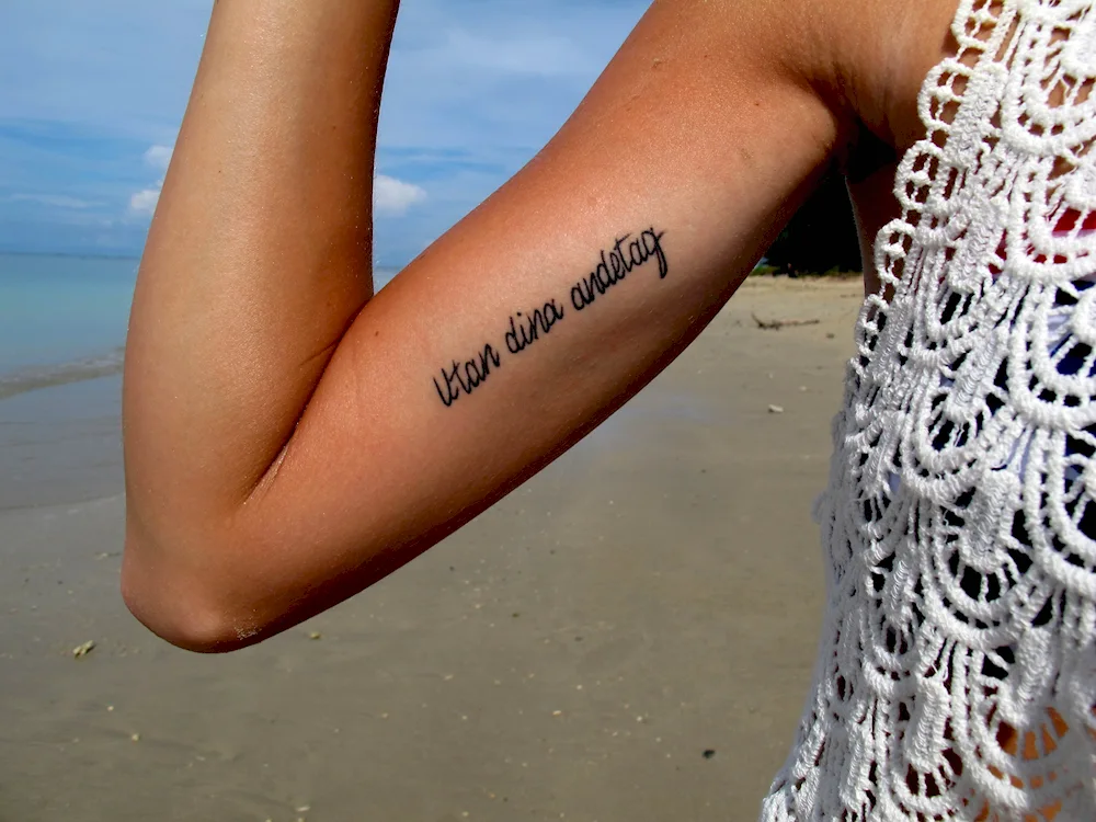 Beautiful arm tattoos for girls on the arm