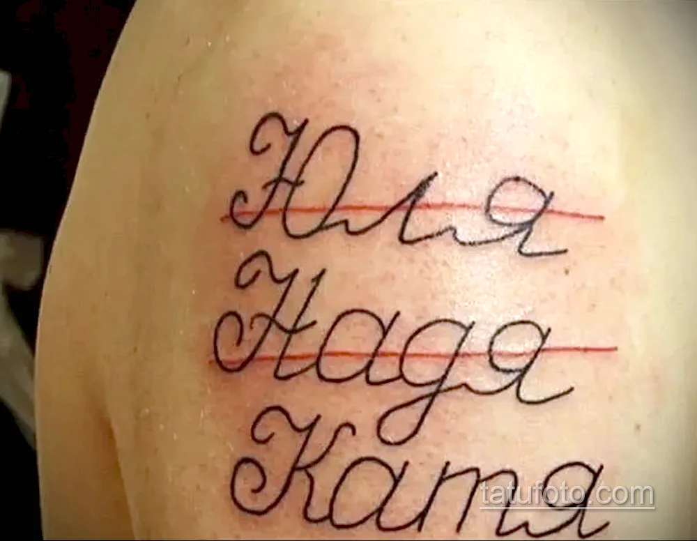 tattoo lettering in Latin