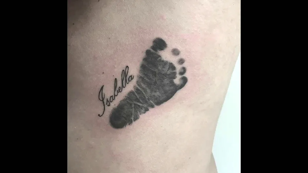 Birth date tattoo birth