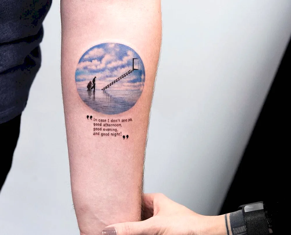 Loneliness tattoo