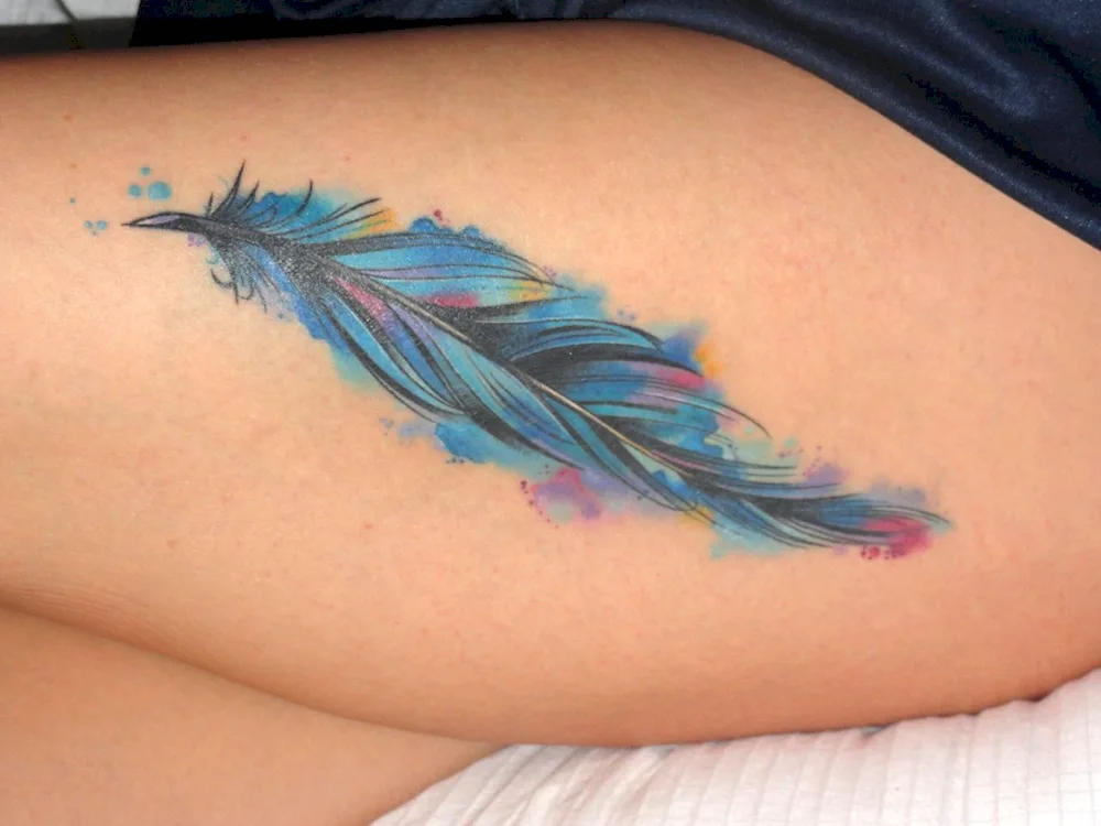 Tattoo feather