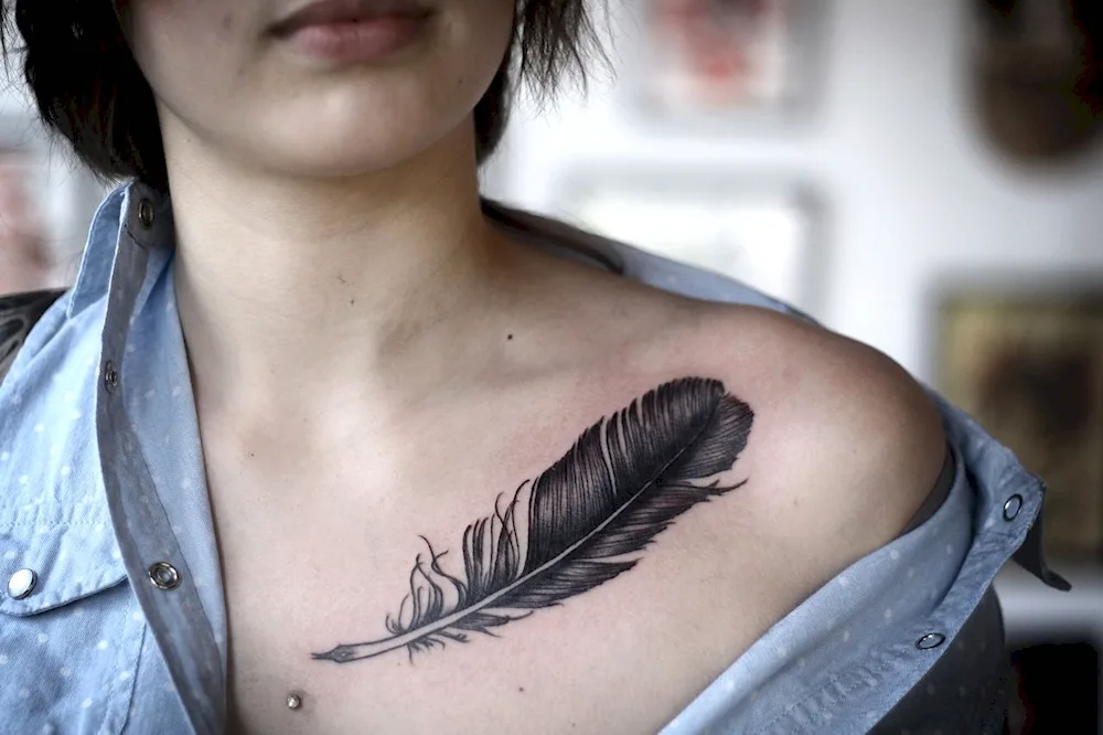 feather tattoo