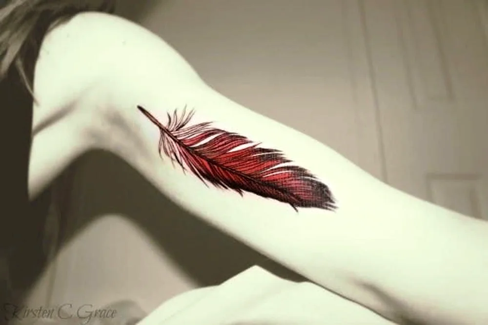 feather tattoo