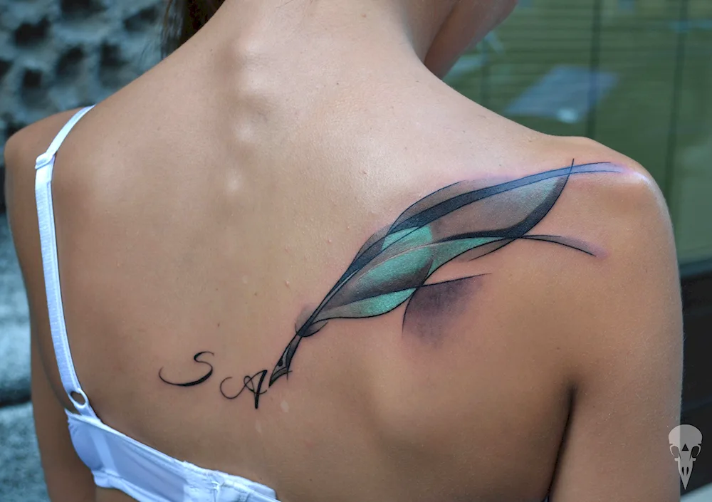 feather tattoo