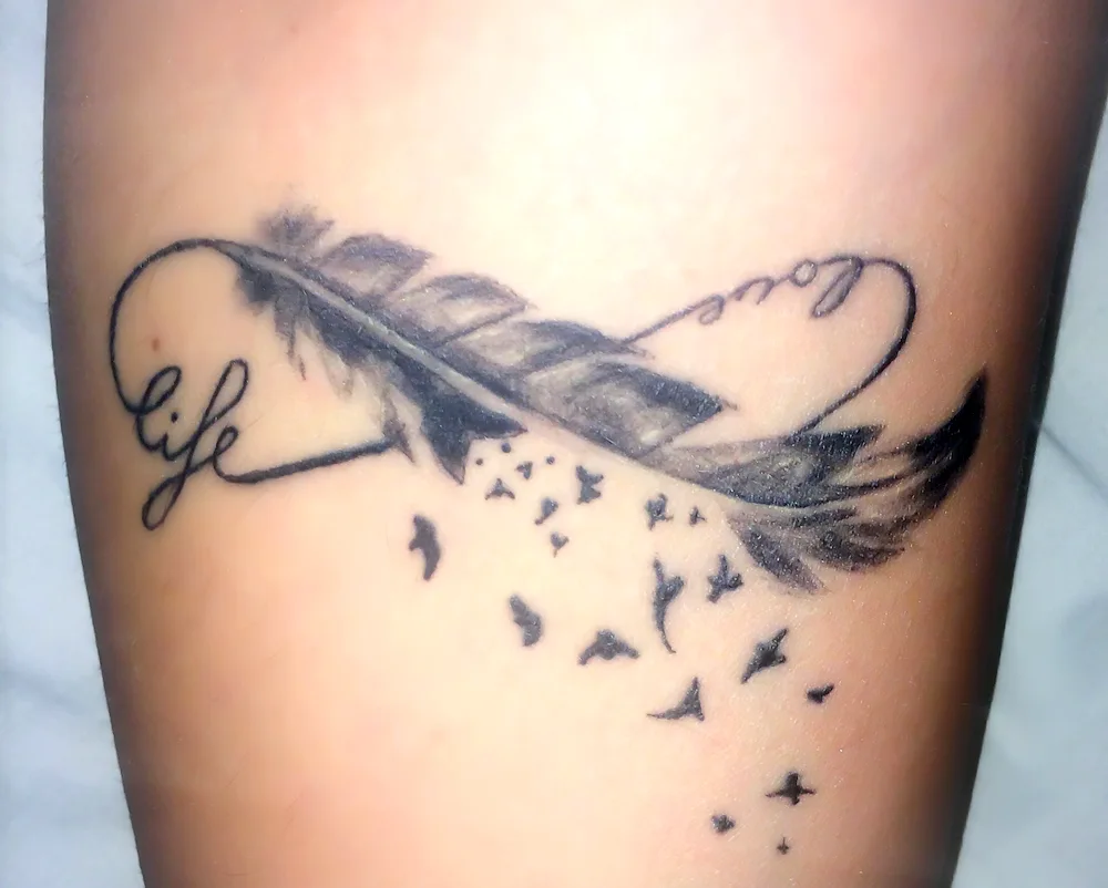 feather tattoo