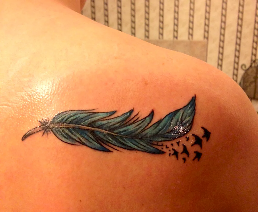 feather tattoo