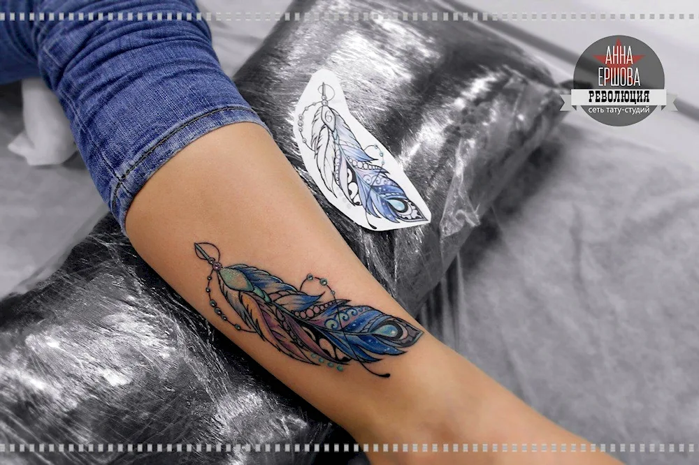 feather tattoo