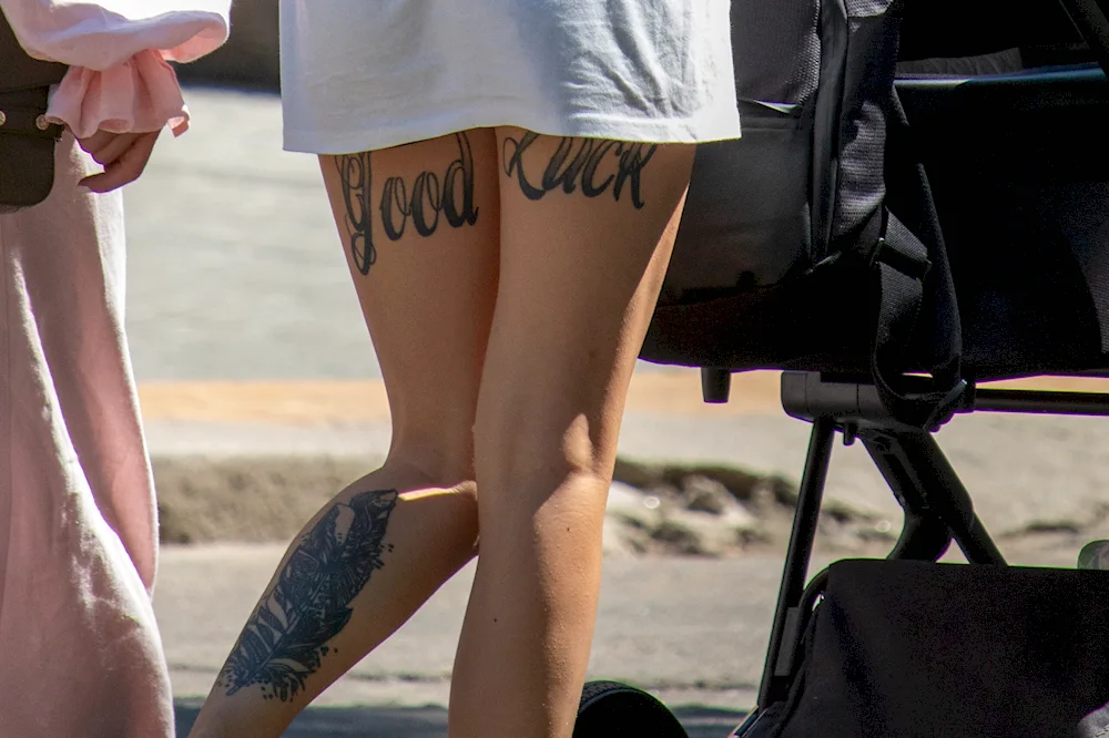 Tattoo under butt