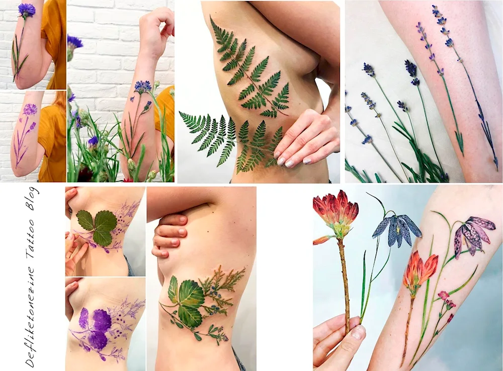 Wildflower tattoo