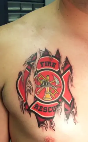 Firefighter tattoos