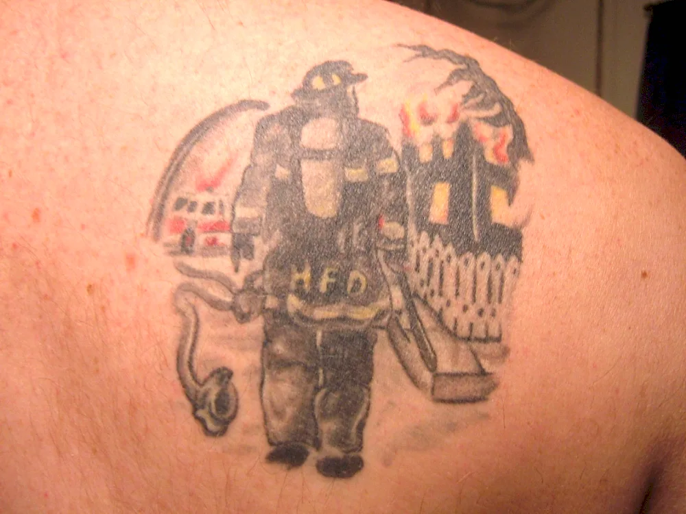 Firefighter tattoos