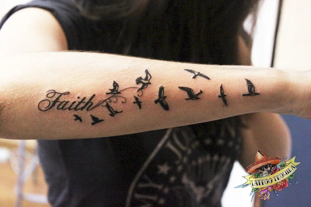 Colibri geometry tattoo