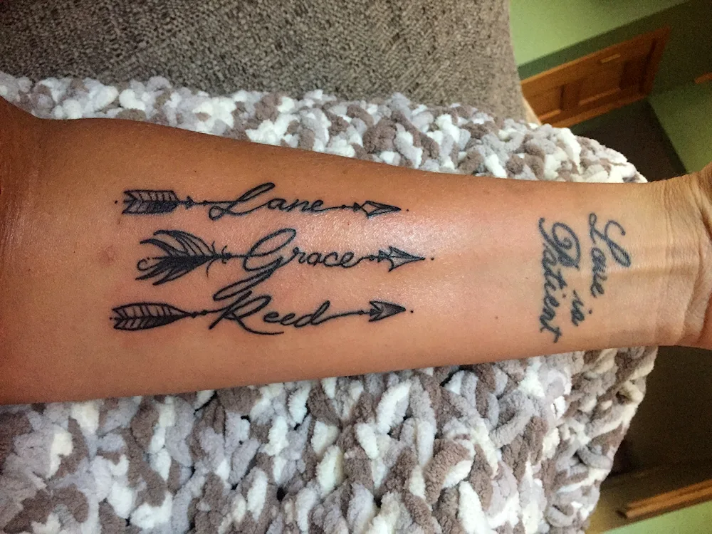 Tattoo with name