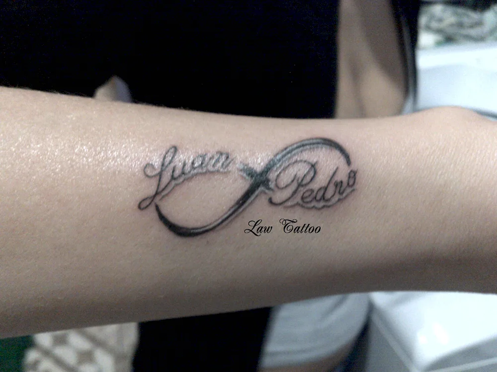 Tattoo with name Irina