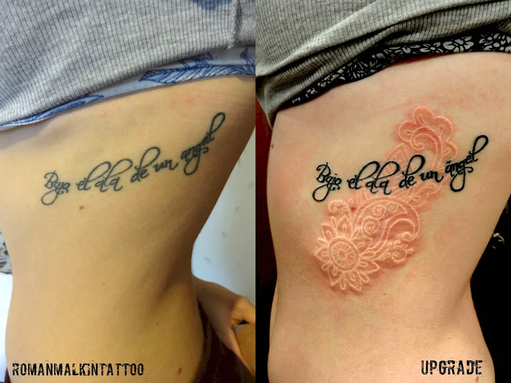 Tattoo lettering