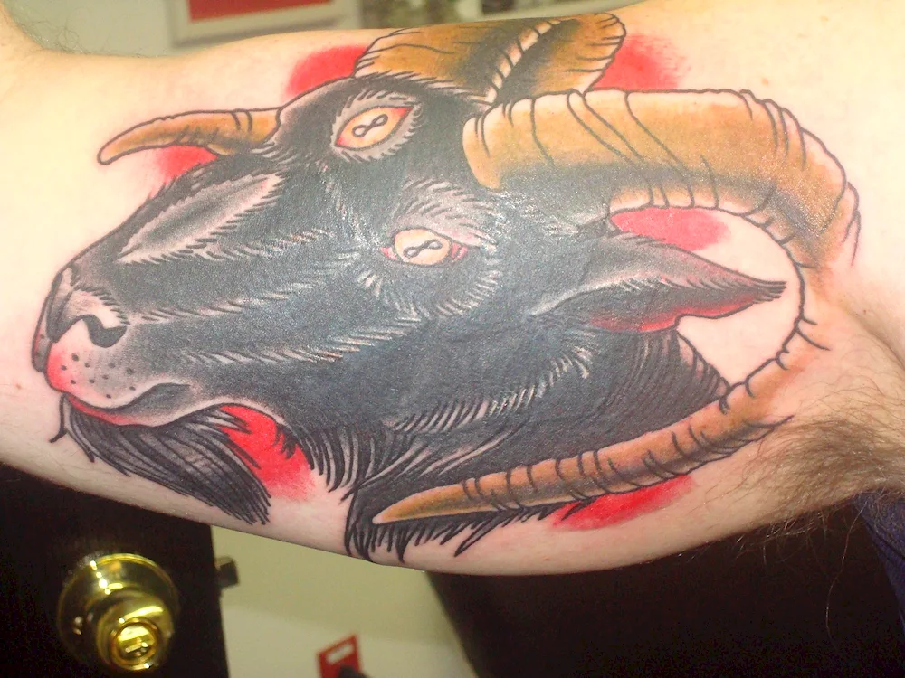 Satanic tattoo