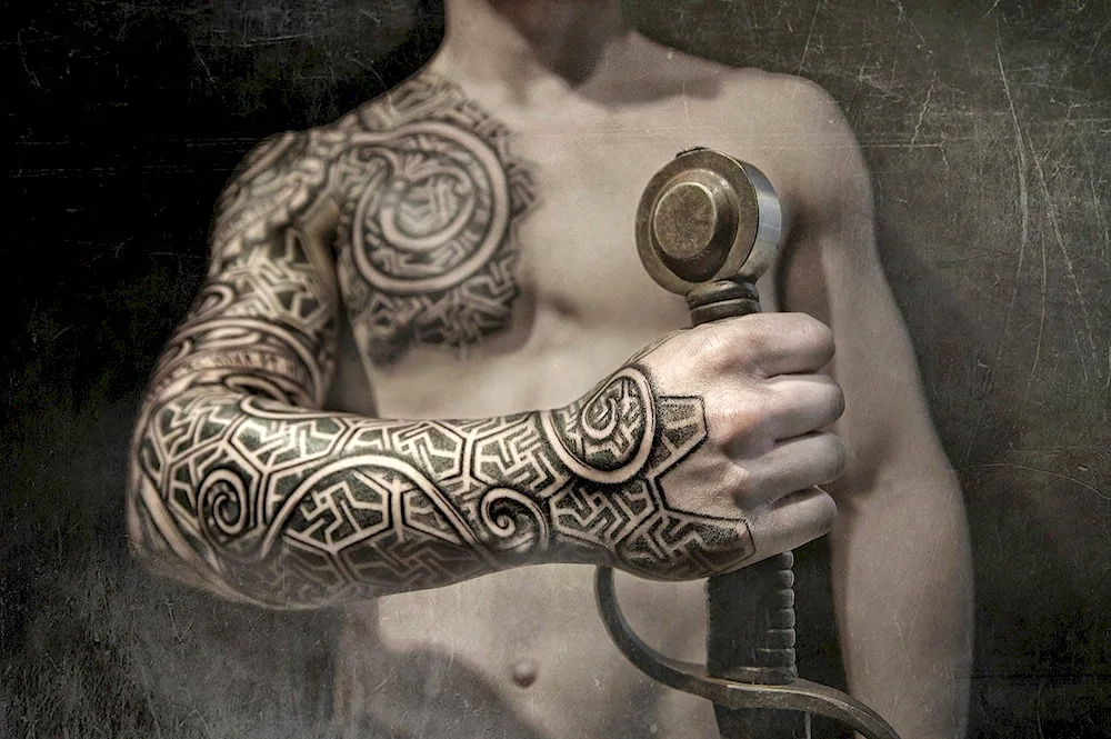 Slavic tattoo